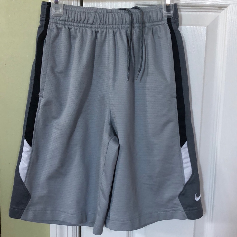 Boys Nike Dry Fit Grey Shorts